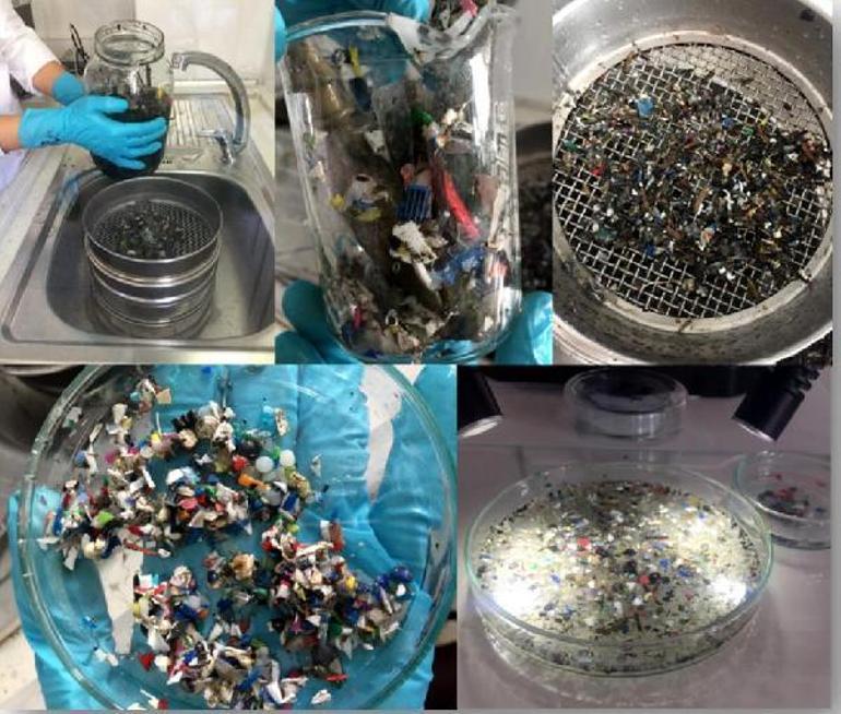 5 havzada 290 milyon adet mikroplastik tespiti