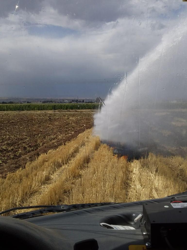 Batmanda 350 dönüm ekili buğday kül oldu