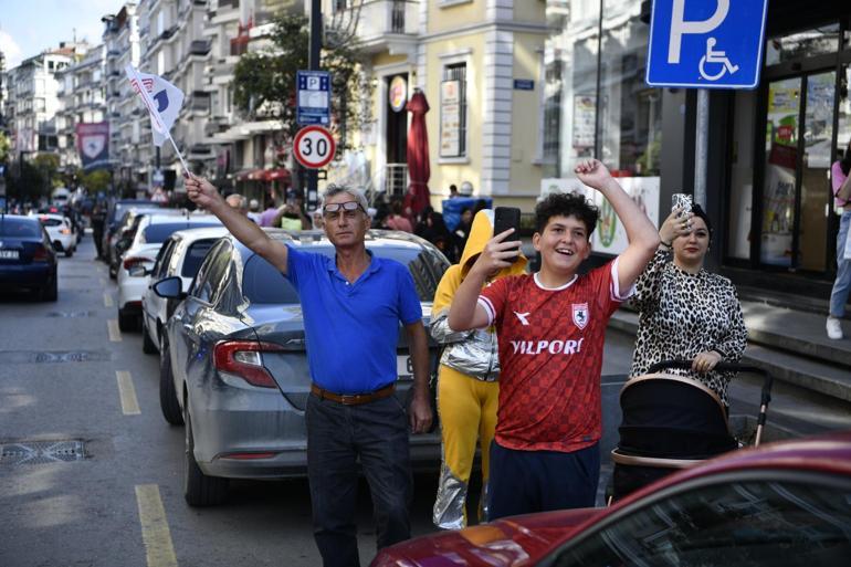 Samsunspor Basketbol’dan şampiyonluk kutlaması