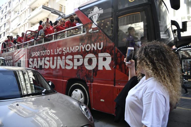 Samsunspor Basketbol’dan şampiyonluk kutlaması