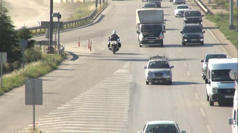 Kilit kavşak Kırıkkalede, kazalara motosiklet ambulanslarla müdahale