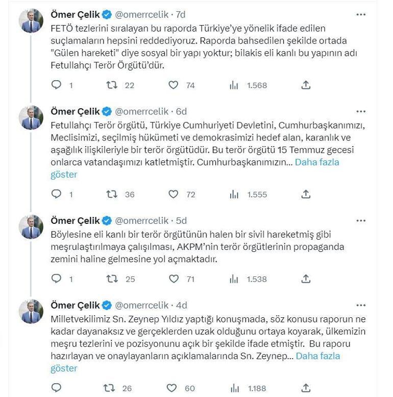 AK Partili Çelikten AKPMde onaylanan rapora tepki: Terörist darbecileri meşrulaştırmaya çalışan bir rapora imza atmaları utanç vericidir