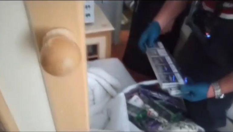 Jandarmadan kaçak sigara operasyonu