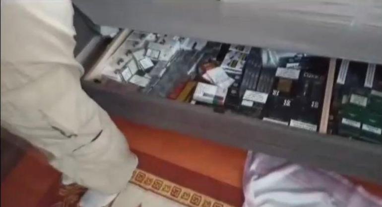 Jandarmadan kaçak sigara operasyonu