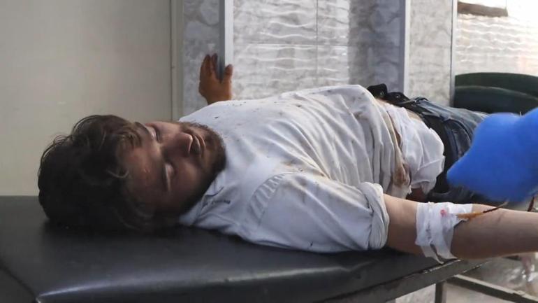 İdlib’deki saldırıda yaralı sayısı 61’e yükseldi