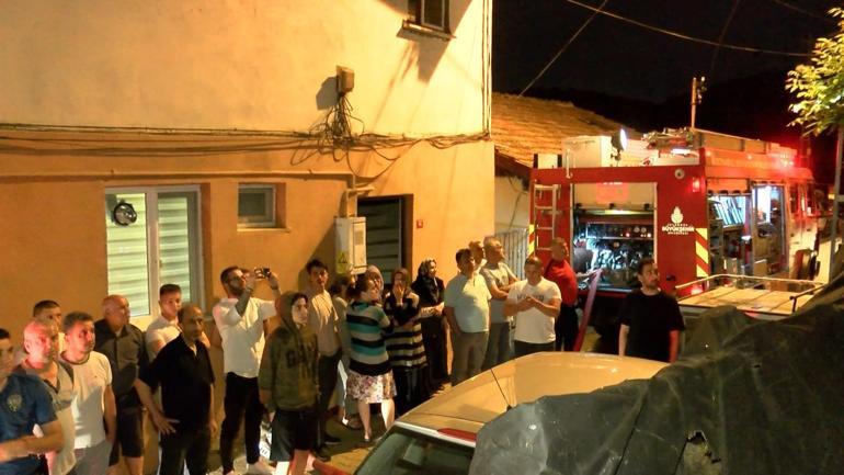 Beykoz’da gecekondu alev alev yandı