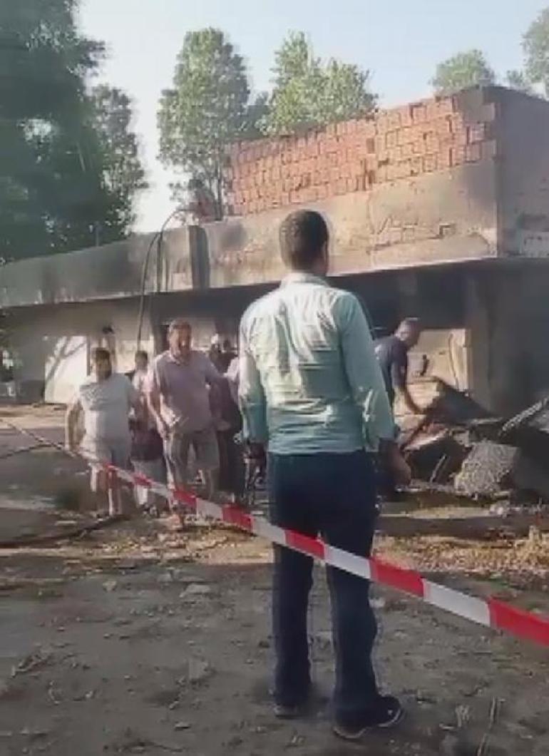 Arnavutköyde ahır yangını