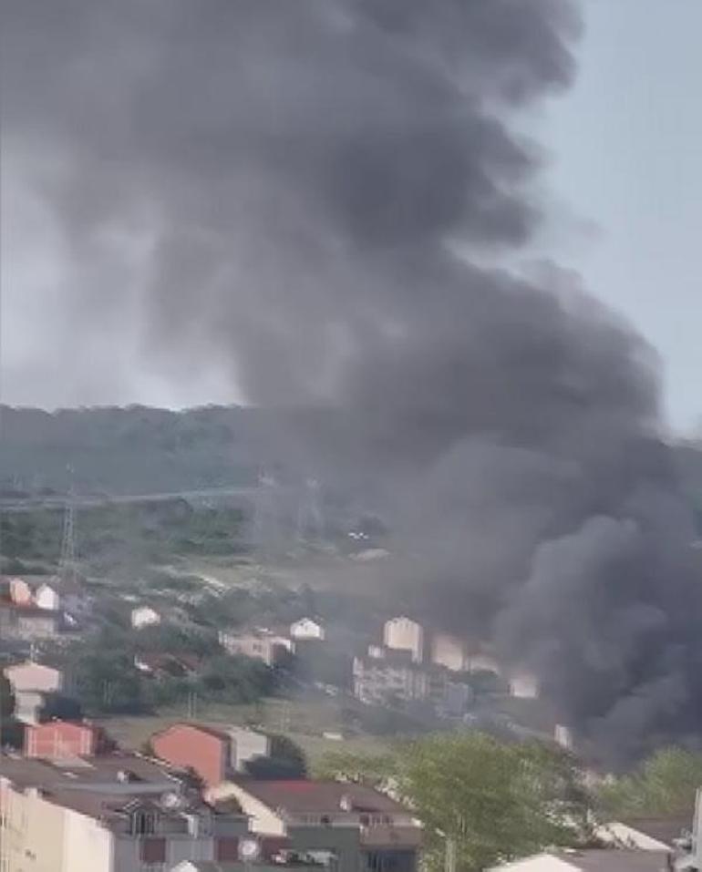 Arnavutköyde ahır yangını