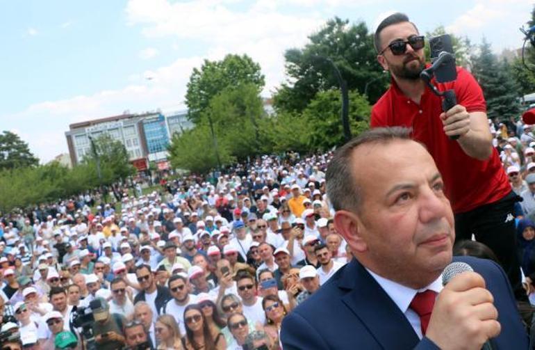 Tanju Özcanın Ankaraya Değişim ve Adalet yürüyüşü başladı