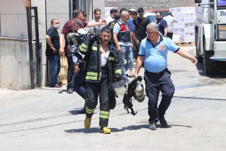 Gaziantep’te fabrika yangını; 10 kişi dumandan etkilendi