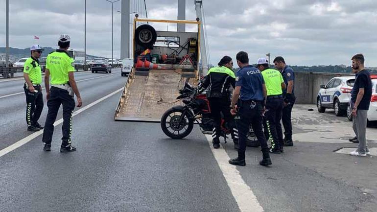 15 Temmuz Şehitler Köprüsü’nde motosiklet kazası: 1 ölü