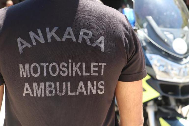 Motosikletli sağlıkçılar hayat kurtarıyor