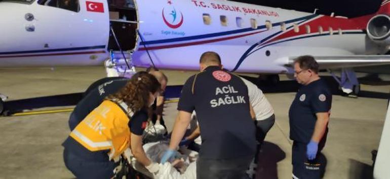 Hac için gittiği Arabistanda rahatsızlandı, ambulans uçakla Türkiyeye getirildi