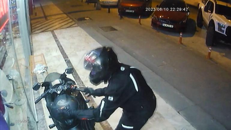 İstanbulda aynı marka ve model motosiklet hırsızlığı