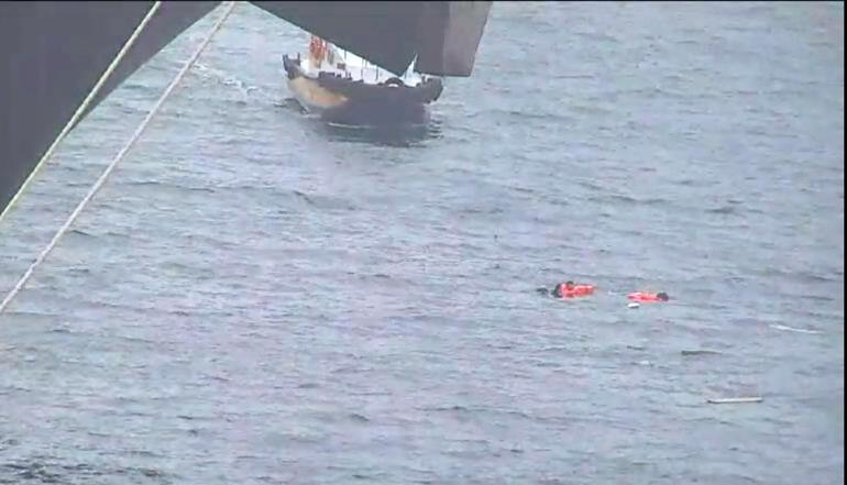 Tekirdağda tekneleri alabora olan 4 kişiyi, liman personeli kurtardı