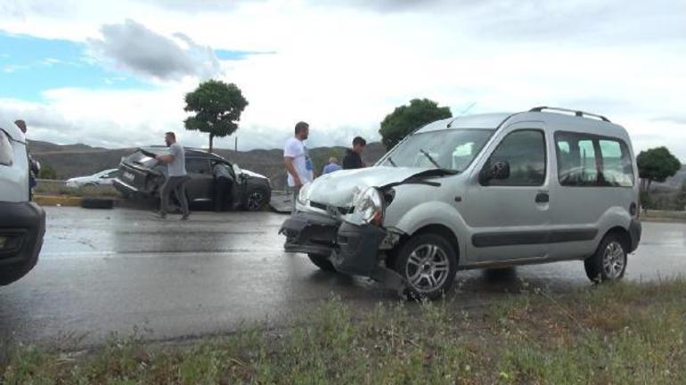 Kırıkkalede 5 ayrı trafik kazasında 8 kişi yaralandı