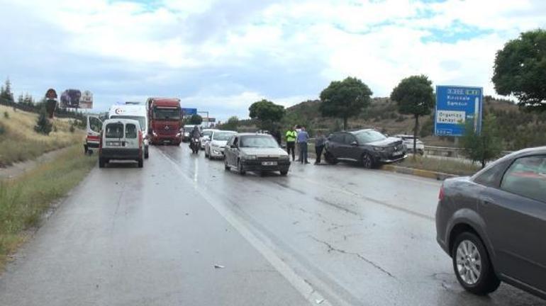 Kırıkkalede 5 ayrı trafik kazasında 8 kişi yaralandı