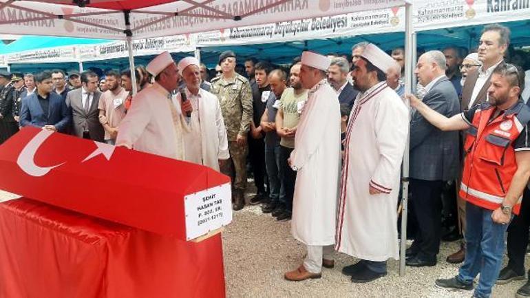 Şehit Taş, Kahramanmaraşta son yolculuğuna uğurlandı