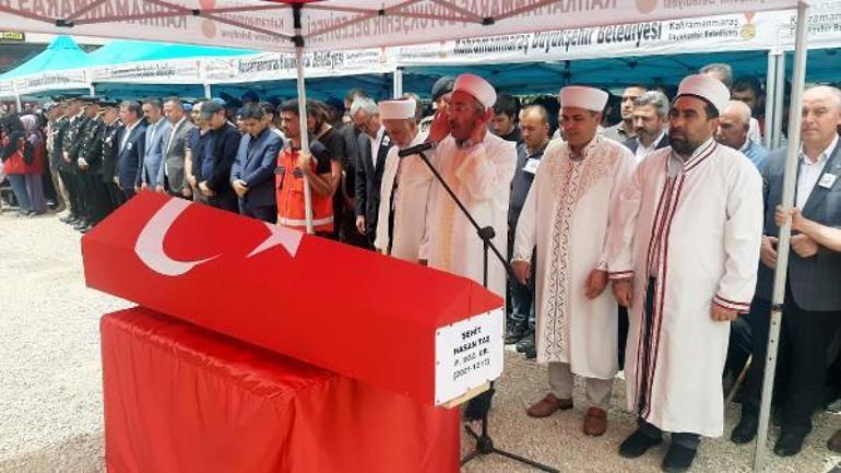 Şehit Taş, Kahramanmaraşta son yolculuğuna uğurlandı