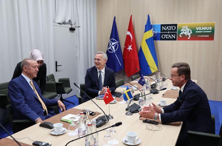 Erdoğan, Kristersson ve Stoltenberg toplantısı: Taraflar mutabık kaldı