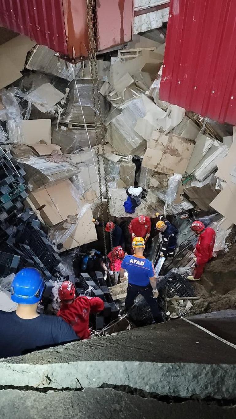 Giresunda fabrikada göçük altında kalan işçiyle iletişim kesildi