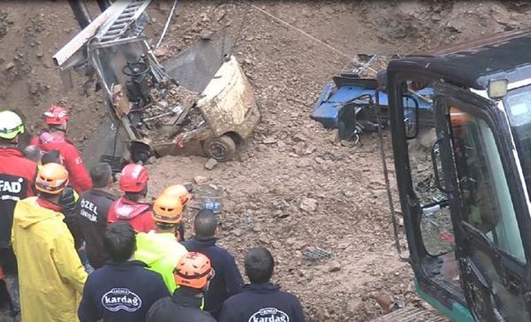 Giresunda fabrikada göçük altında kalan işçiyle iletişim kesildi