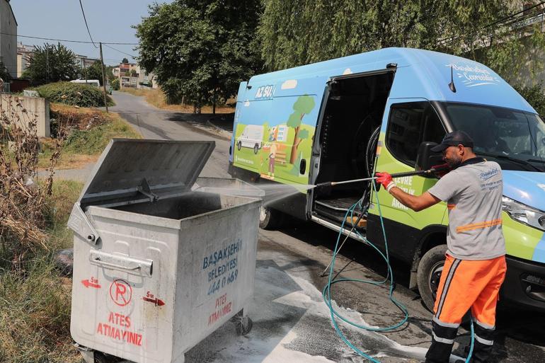Başakşehir Belediyesi, su tasarrufu yapan temizlik aracı aldığını duyurdu