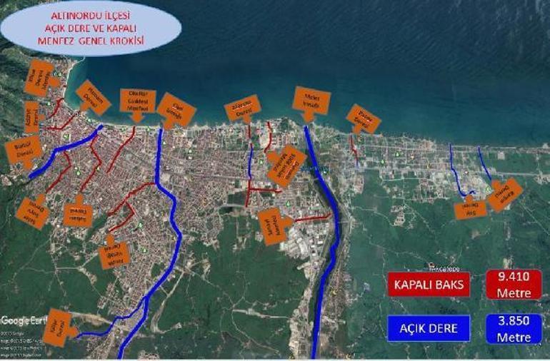 Sel riskine karşı Orduda sel kapanı formülü