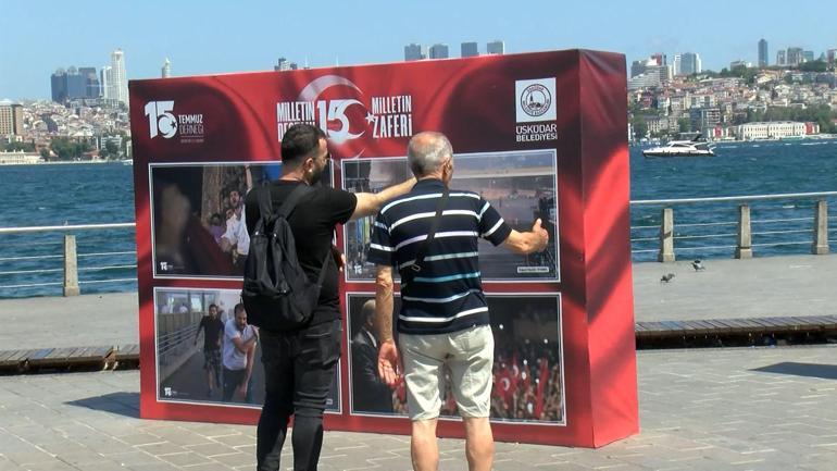 Üsküdar Meydanında 15 Temmuz sergisi