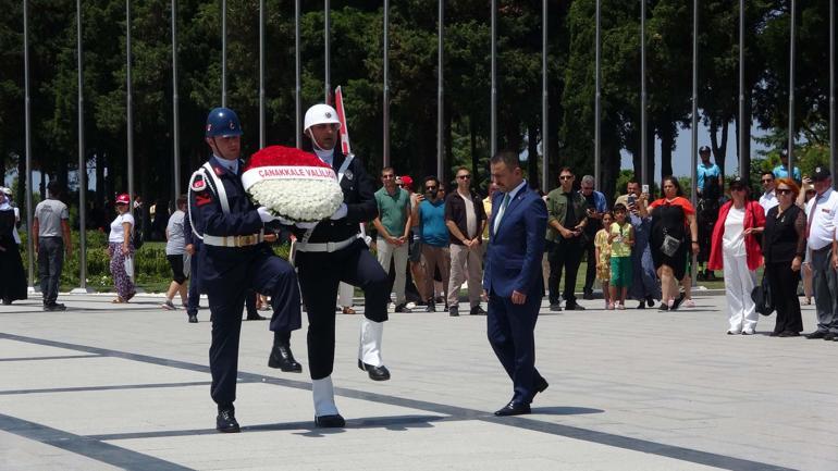 Çanakkale Şehitler Abidesinde 15 Temmuz anması