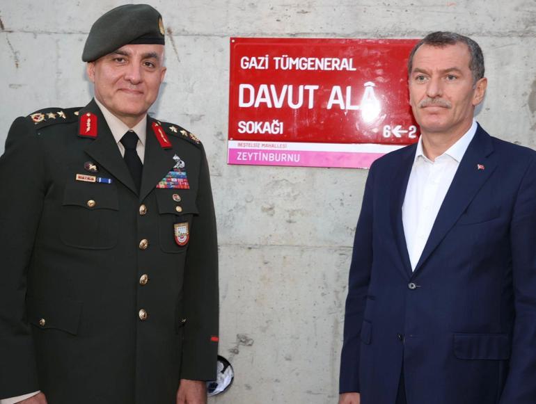 15 Temmuz Gazisi Tümgeneral Davut Ala Paşa’nın adı Zeytinburnu’nda sokağa verildi