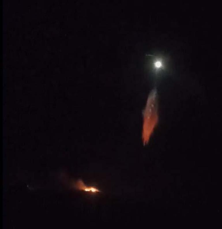 Gökçeadada orman yangını