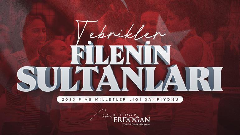 Cumhurbaşkanı Erdoğandan Filenin Sultanlarına tebrik