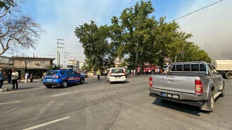 Çanakkaledeki orman yangınına müdahale sürüyor