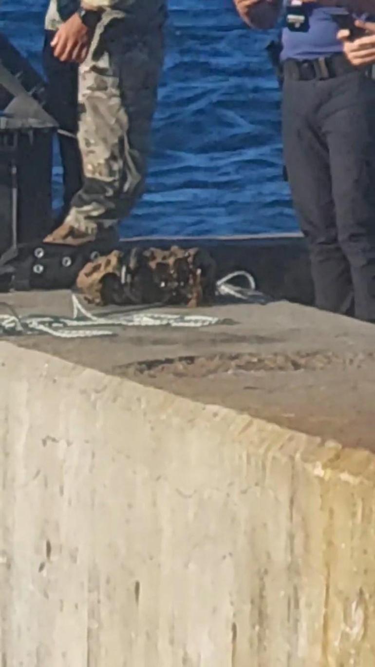 Sarıyer’de midye avına çıktı, havan topu mermisi buldu