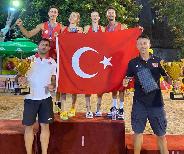 Türkiye, U22 Plaj Voleybolu Balkan Şampiyonasında namağlup şampiyon