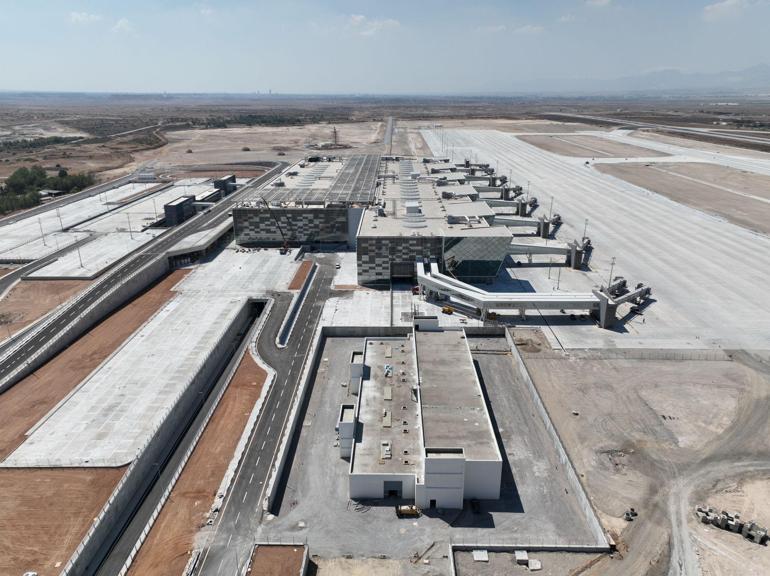 KKTC Ercan Havalimanının yeni terminal binası yarın açılacak