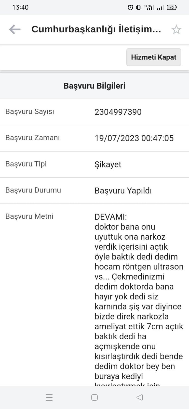 Belediyenin bakım merkezine getirdiği kedisi 1 gün sonra öldü; ihmal iddiasıyla CİMERe başvurdu