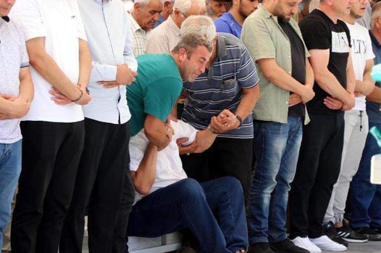 Nevşehirde otelin havuzunda öldürülen anne ve kızı, son yolculuklarına uğurlandı