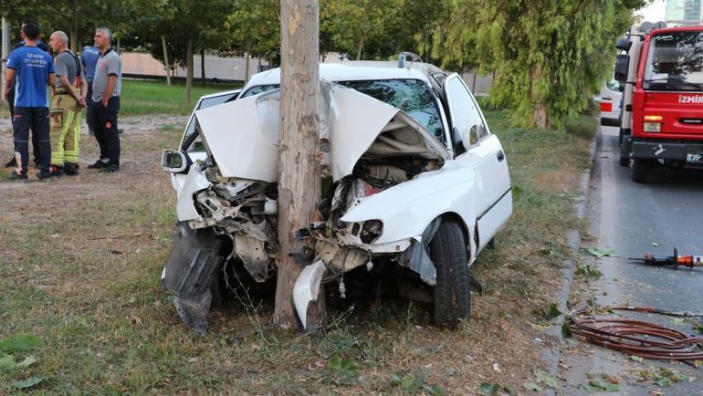 12 gün önce aldığı otomobilde can verdi