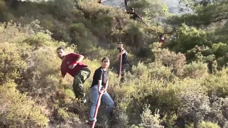 Yunanistan’da yangınlara 11 ülke destek veriyor