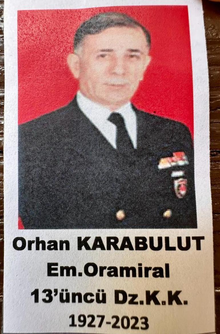 Emekli Oramiral Orhan Karabulut son yolculuğuna uğurlandı