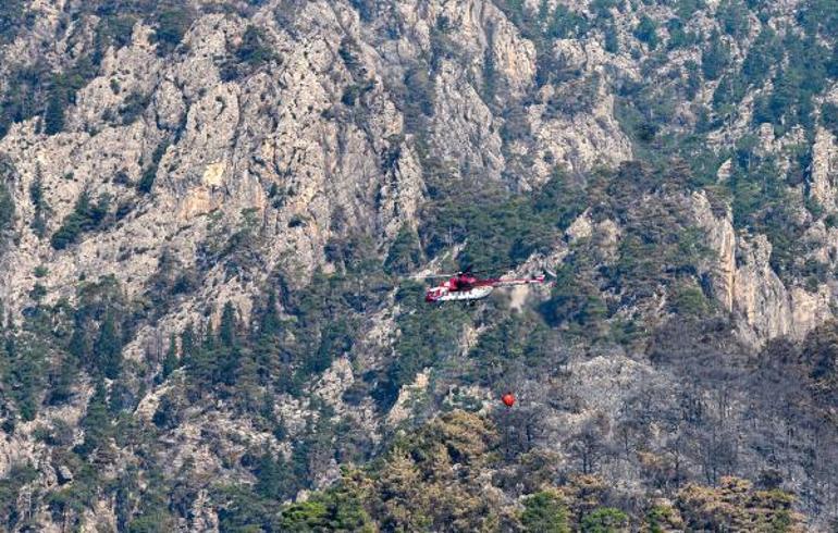 Kemerdeki orman yangını 5inci gününde kontrol altına alındı