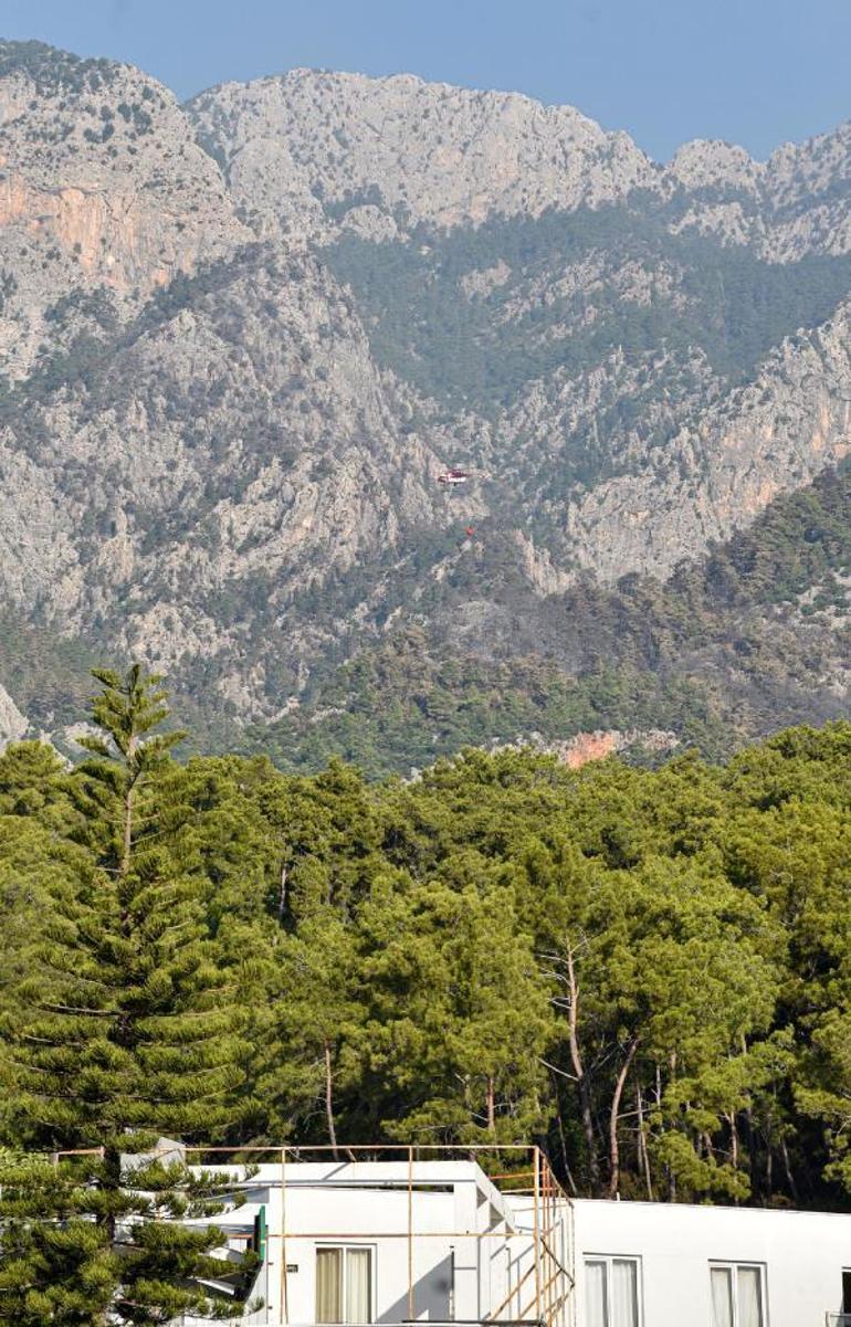 Kemerdeki orman yangını 5inci gününde kontrol altına alındı