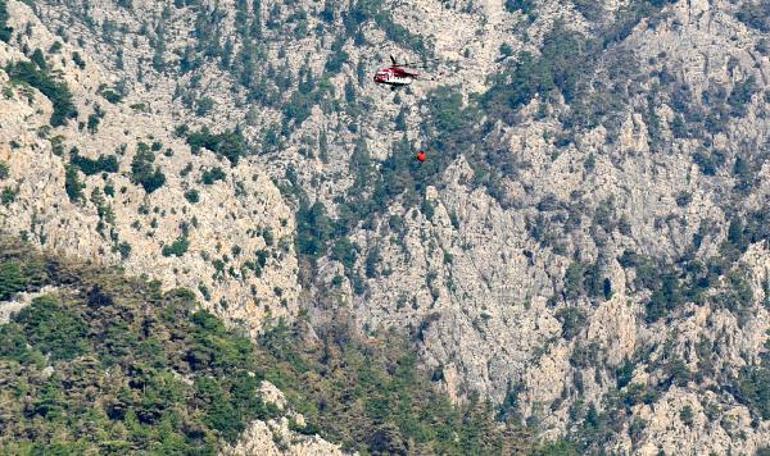 Kemerdeki orman yangını 5inci gününde kontrol altına alındı