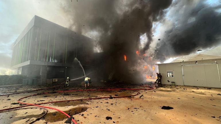 10 milyon dolarlık ihracat yapan fabrika yandı