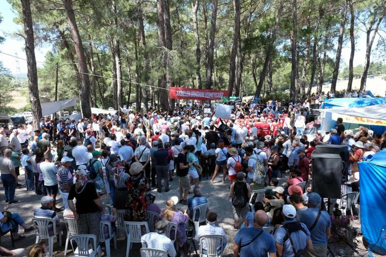 CHP lideri Kılıçdaroğlu Akbelene geldi, köylüler, çevreciler ve sendika üyeleri ile görüştü