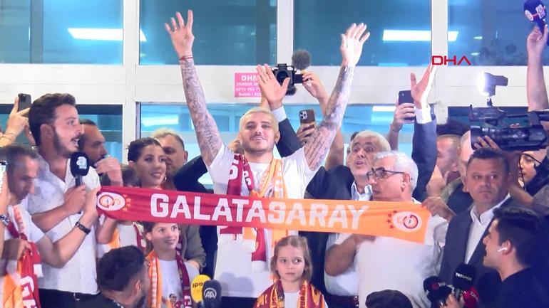 Mauro Icardi, Galatasaray ile sözleşme imzalamak için İstanbulda