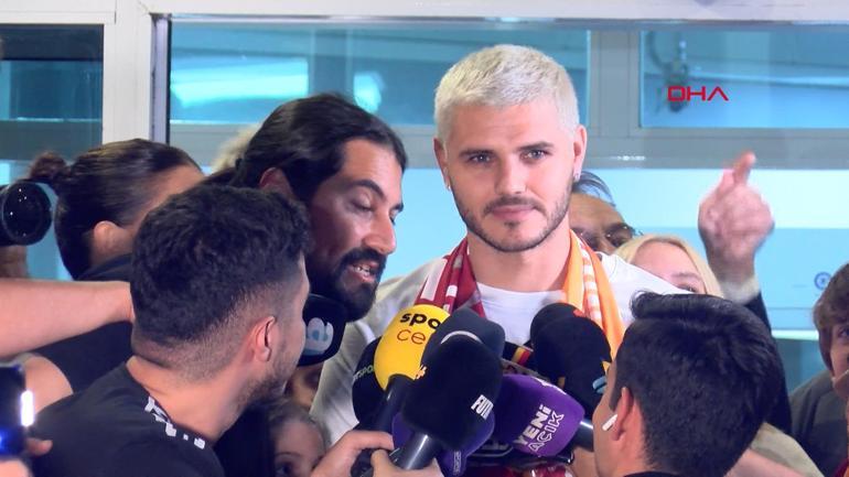 Mauro Icardi, Galatasaray ile sözleşme imzalamak için İstanbulda
