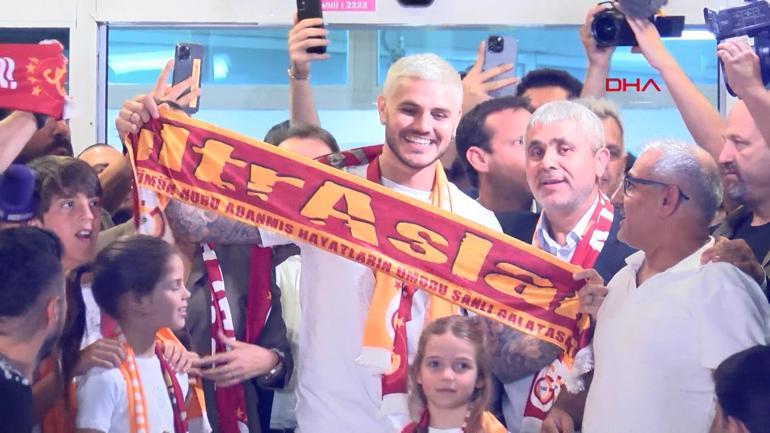 Mauro Icardi, Galatasaray ile sözleşme imzalamak için İstanbulda